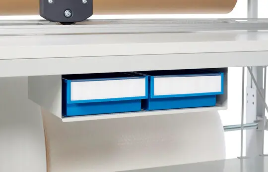 Werkzeughalterbox PPH mit 2 Schubladen