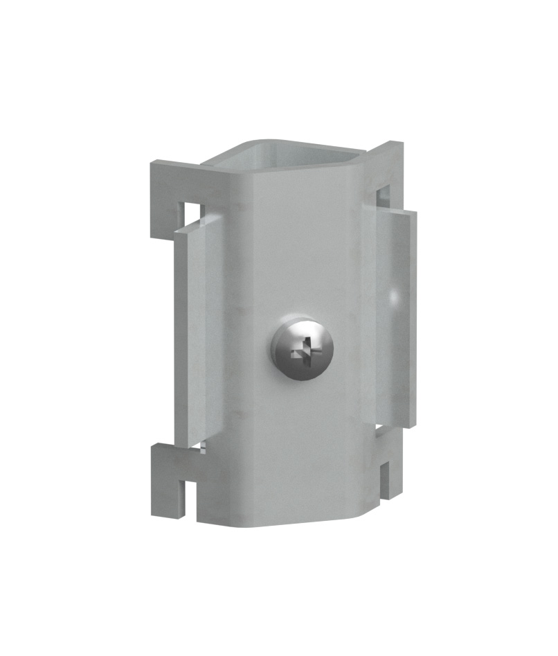 Eckverbindungspaar für Industrietrennwand