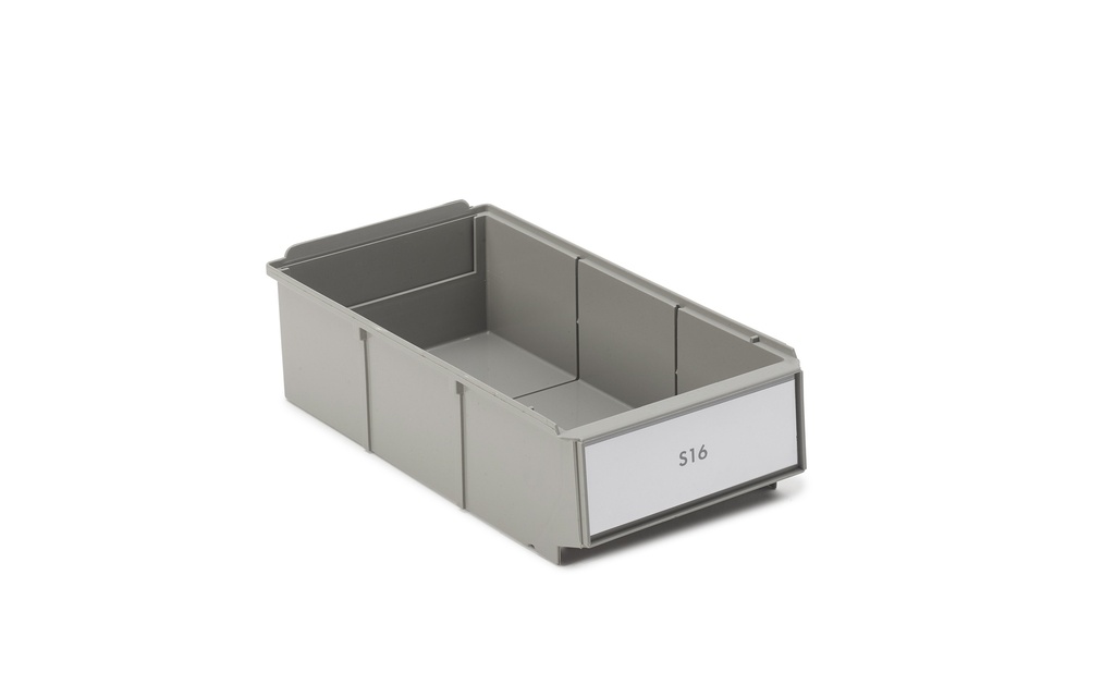 Selbstklebendes Schutzschild mit Papp-Etikett für Treston ReBOX-Schubladen 6316 - 6516-30R